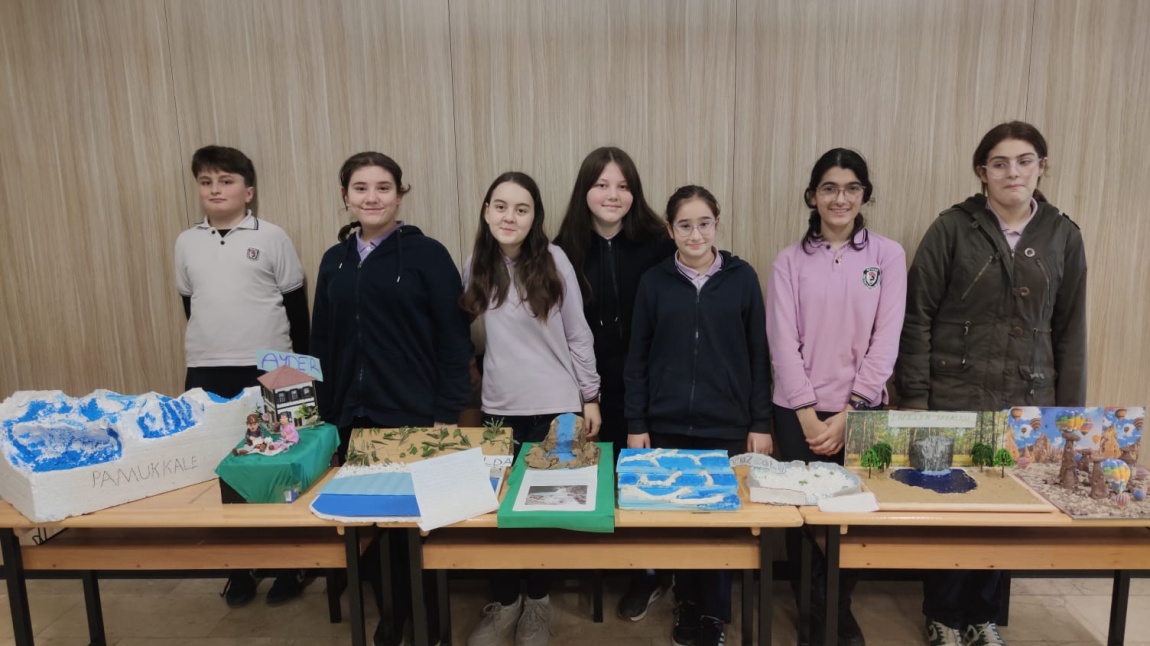 Okulumuz 7/c sınıfı öğrencilerinin hazırladığı Türkçe dersi doğal güzellikler proje ödevi